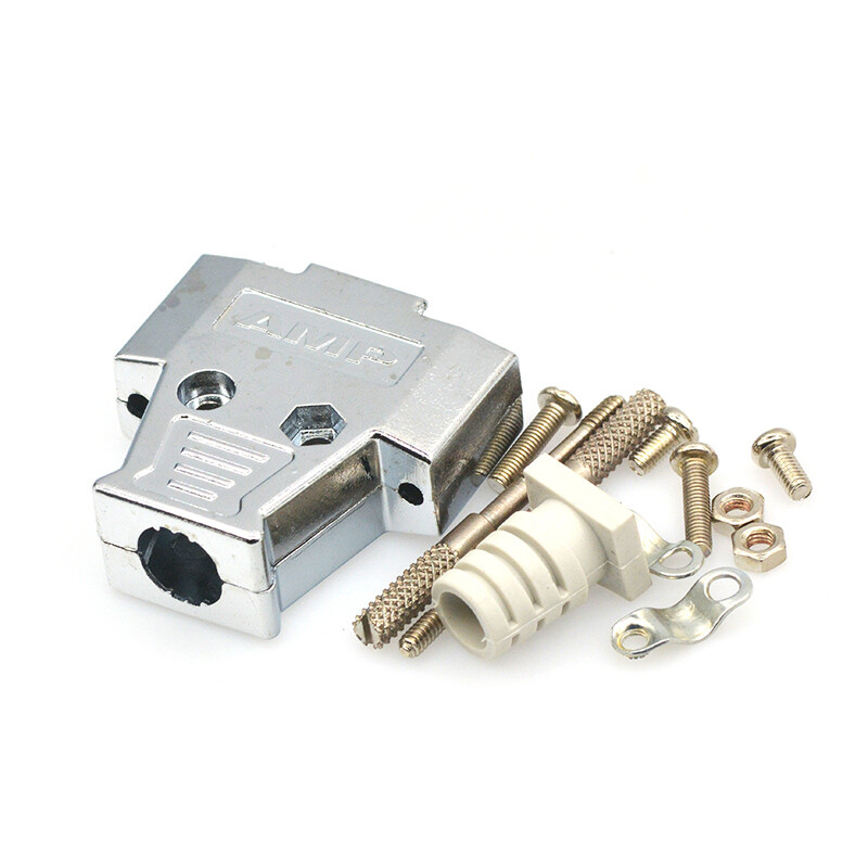 TaoTimeClub DB25/DB9/DB15-pin parallel male female two-row DB plug plastic shell connector DB15 soldering wire male + plastic shell (2 sets)