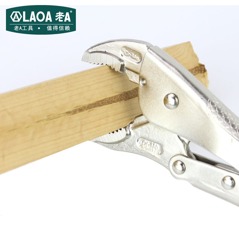 LAOA (LAOA) chromium-molybdenum alloy steel powerful pliers fixed pliers powerful adjustable wrench valve pliers pipe pliers 10 inches (opening 60mm) LA111410