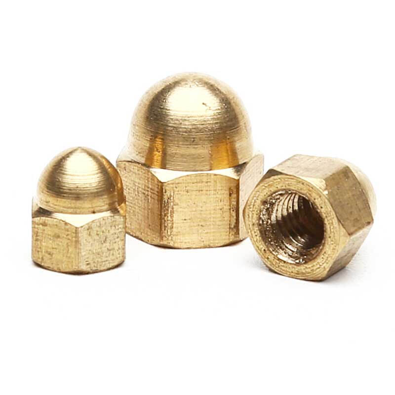 JINGGONG JINGGONG Copper cap nut Brass decorative nut Copper cap nut Decorative cap 20% off M14 1 piece