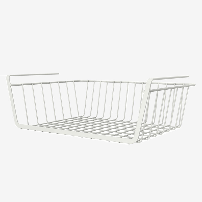 Ou Runzhe Racks Household Cabinets Without Nails Under The Basket Ou Runzhe Racks Household Cabinets Without Nails Under The Basket Refrigerator Bathroom Storage Baskets Wardrobe Finishing 3pcs White
