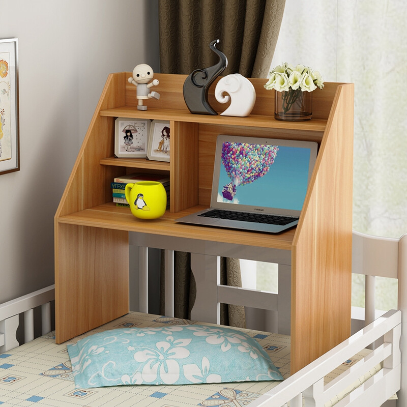 Wood To Become A Computer Desk College Dormitory Table Bunk Bed With Wood To Become A Computer Desk College Dormitory Table Bunk Bed With Storage Bookshelf Lazy Notebook Bamboo Color Ly 4001a