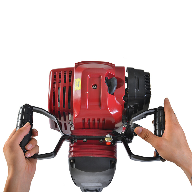 Lanmo 95A125A industrial grade gasoline pickaxe crushing pickaxe electric pickaxe impact hammer gasoline engine powered professional concrete stone chisel wall breaking stone crusher