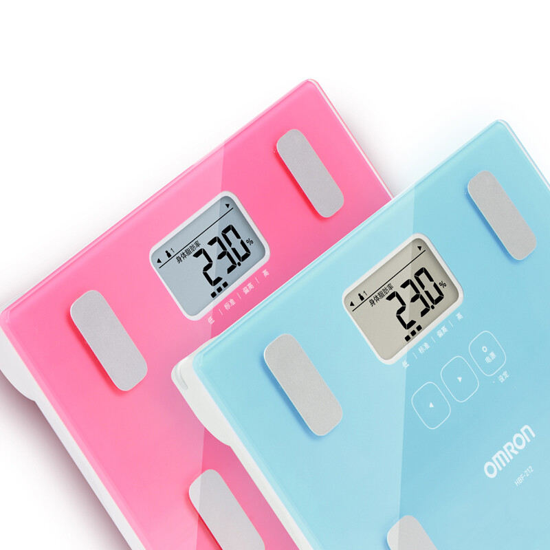 OMRON weight and body fat meter HBF-212 (rose red)