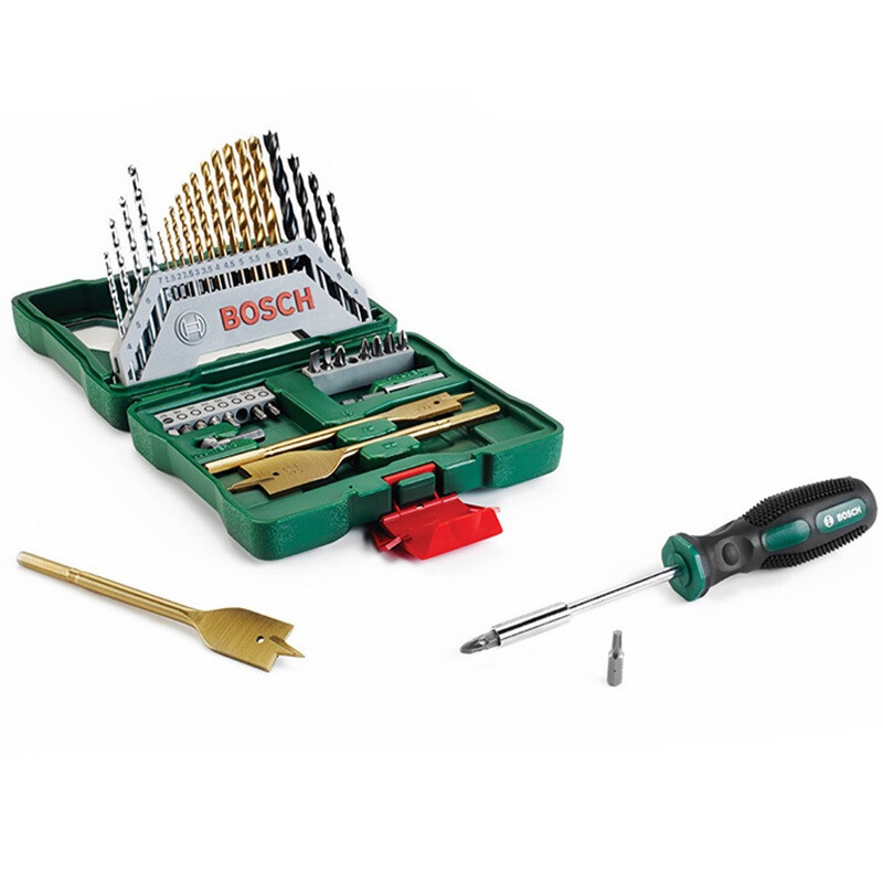 Bosch Bosch 40-piece mixed set + 41-piece hand tool set Round shank drill bit mixed set (40-piece set)