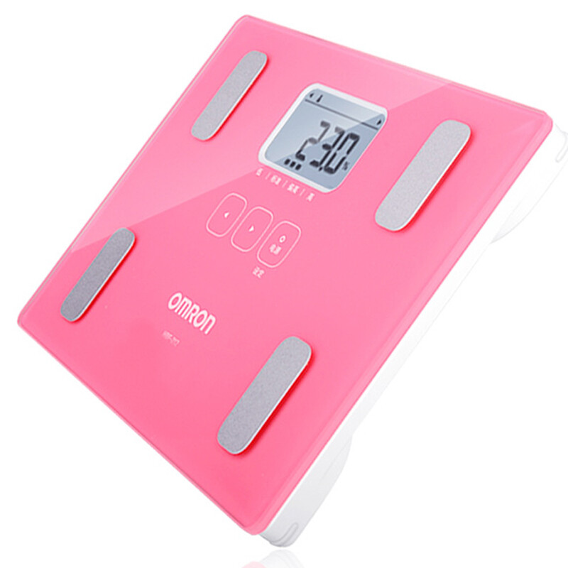 OMRON weight and body fat meter HBF-212 (rose red)