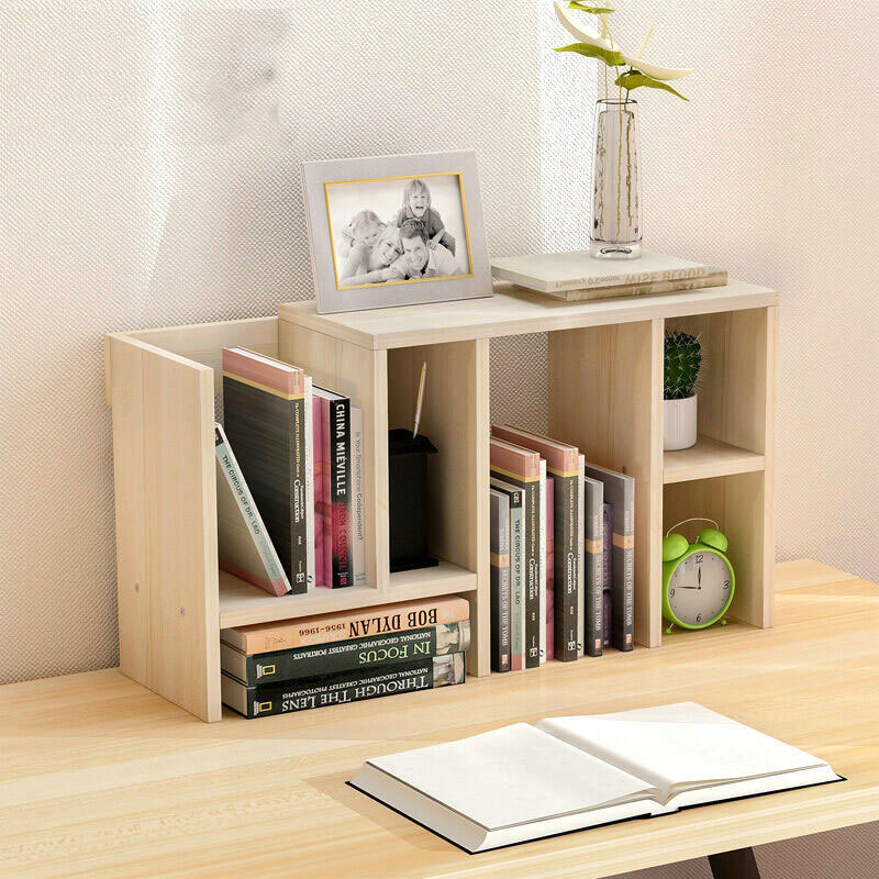 Mansfield Creative Computer Desk Shelf Simple Small Office Mansfield Creative Computer Desk Shelf Simple Small Office Storage Retractable Desktop Bookcase Bookshelf Large Maple Sakuragi