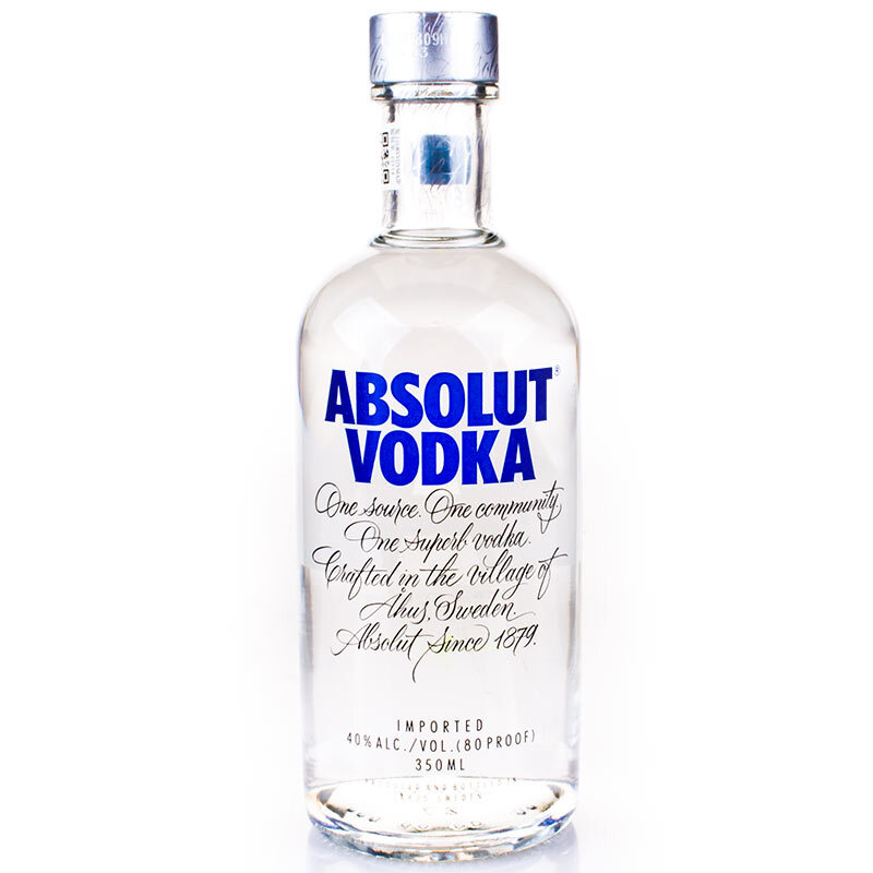 Absolut Vodka Liquor 40% Original 350ml