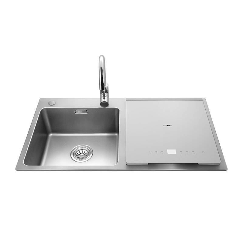 Fotile Fotile6 Diamond Silver Crossover Three In One Ultrasonic Sink Dishwasher
