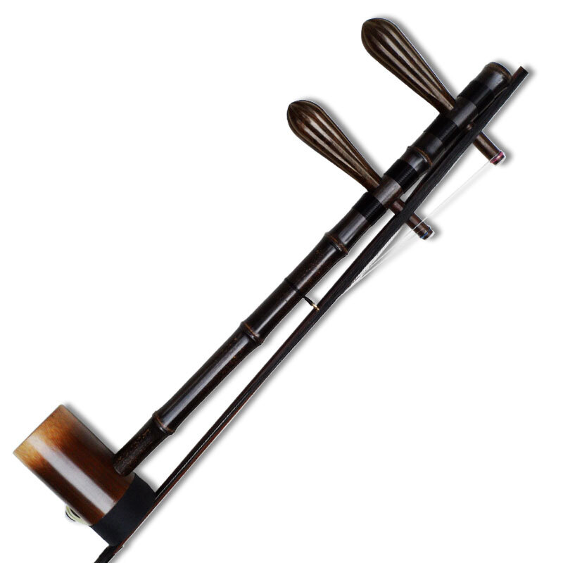 Made by Liu Menghu Liu Menghu professional performance Peking Hu Zi Zhu Xi Pi Er Huang Hu Qin Exam Peking Opera stringed Peking Hu musical instrument leather and yellow dual-purpose