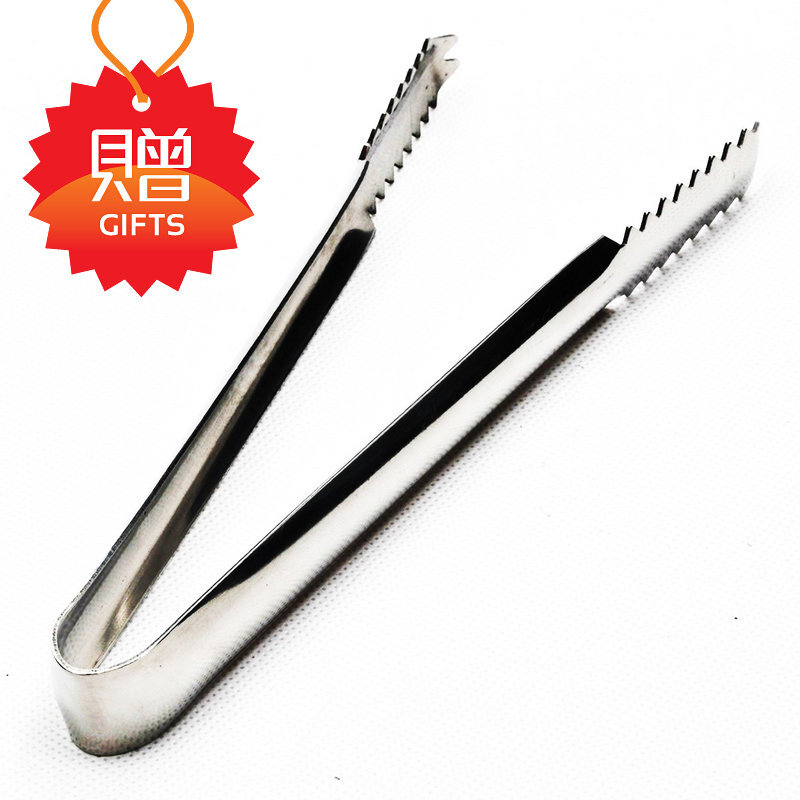 B.ROB thickened stainless steel ice bucket KTV bar club champagne bucket red wine ice bucket large wine bucket ice bucket silver binaural ice bucket