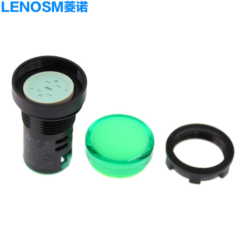 LED power indicator AD62/AD16-22D/S signal light 22MM 220v380v24V green 24V