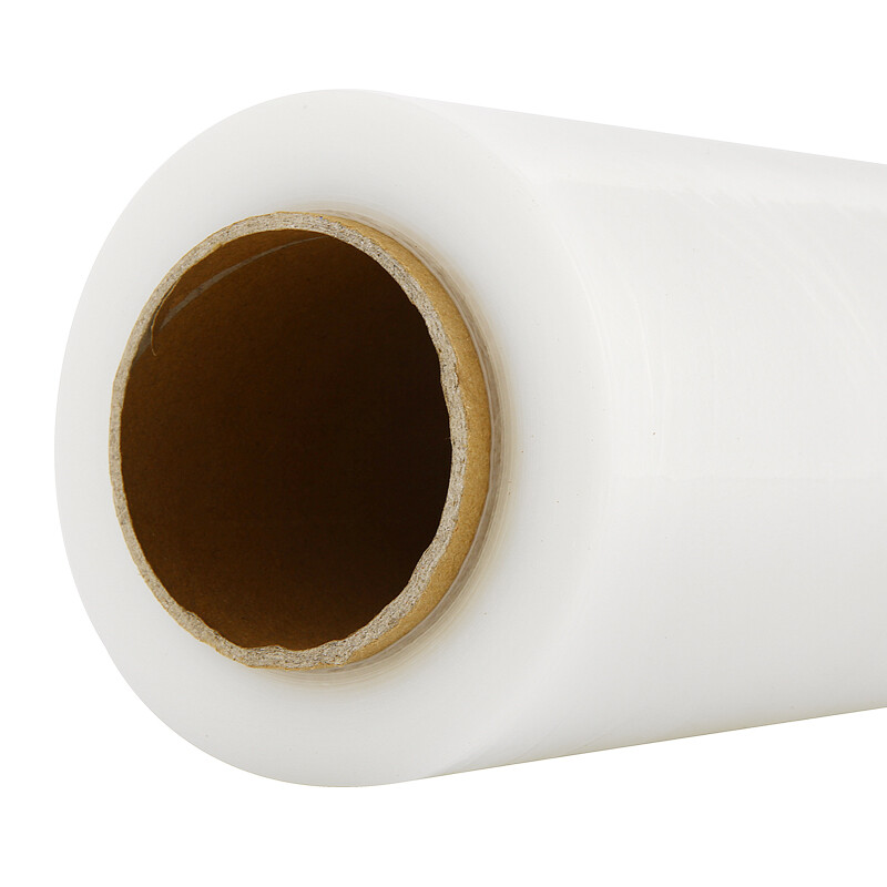 Baopinfang PE stretch film 50cm wide stretch film pallet packaging film cargo strapping film self-adhesive industrial hand plastic packaging film (4KG) width 50cm * length 450m