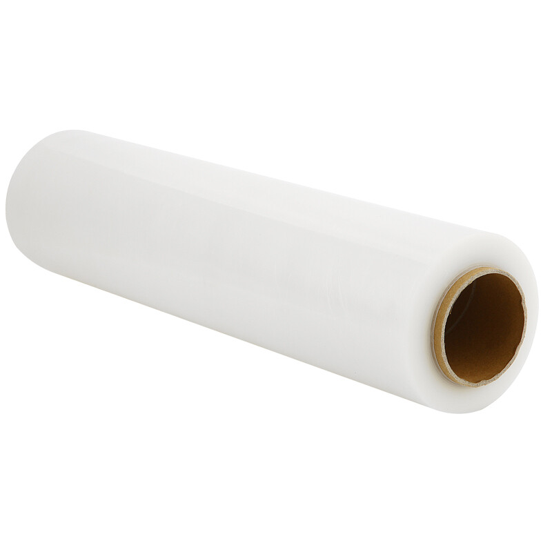 Baopinfang PE stretch film 50cm wide stretch film pallet packaging film cargo strapping film self-adhesive industrial hand plastic packaging film (4KG) width 50cm * length 450m