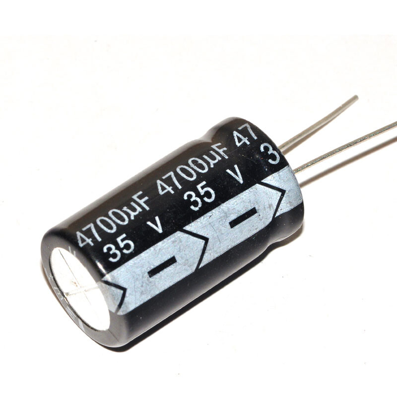 TaoTimeClub electrolytic capacitor 35V/4700UF volume 18*30 aluminum electrolytic capacitor 5 pieces