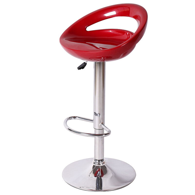 Star 恺 Bar Stool Chair Dining Lift Star 恺 Bar Stool Chair Dining Lift High Front Desk Consultation Reception Red
