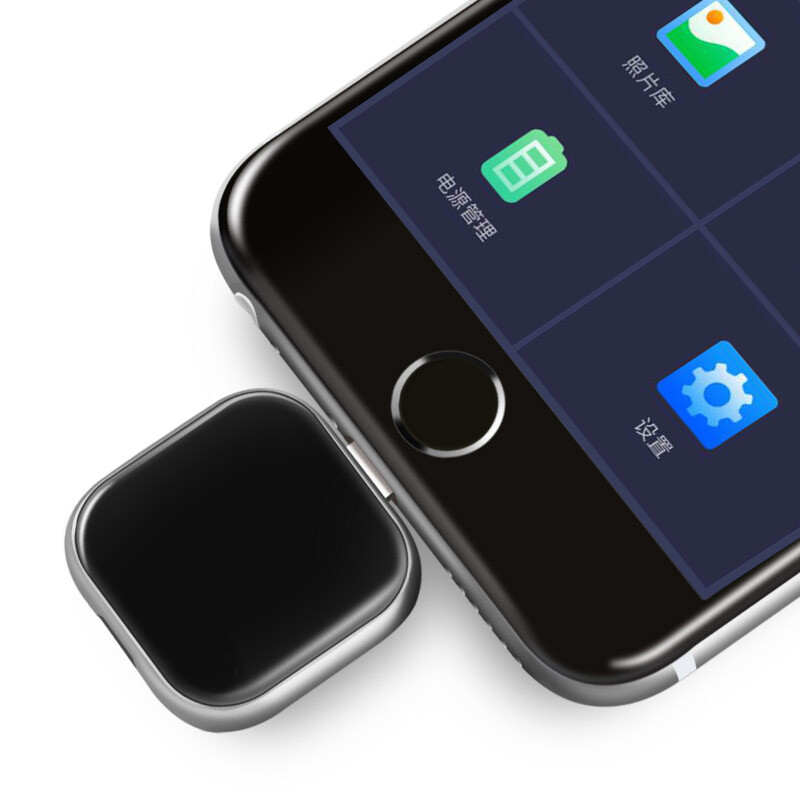 MOYIEAKAN Apple mobile USB flash drive iphone Xs/6/6s/8/7/Plus/ipad external memory card mini expansion 12/13/14 Pro Max memory expander black gray-128G (upgraded version)