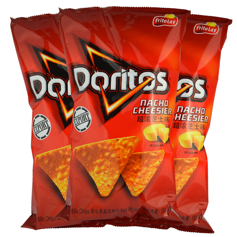 Doritos Cornflakes 198 4gx3 Bags Taiwan Imported Office Snack Chips Doritos Cornflakes 198 4gx3 Bags Taiwan Imported Office Snack Chips Foods Cheese Flavor 3