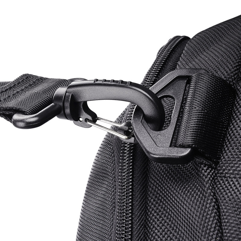 Septwolves travel bag, men's and women's travel bag, multi-functional large-capacity luggage bag, portable fitness bag, black