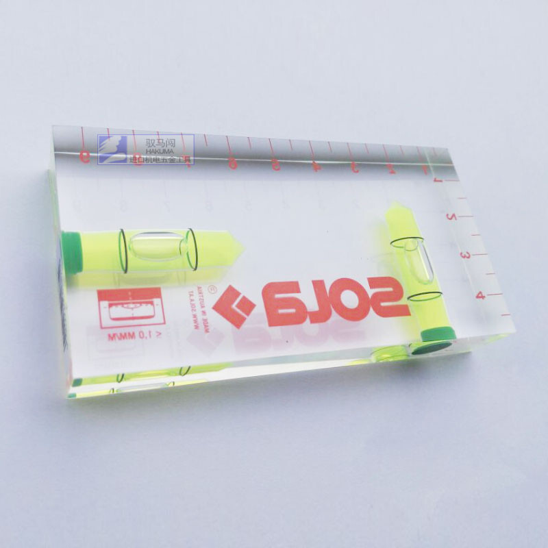 SOLa Austrian original imported mini level acrylic glue level mechanical installation high-precision measuring ruler mini level (R102G)