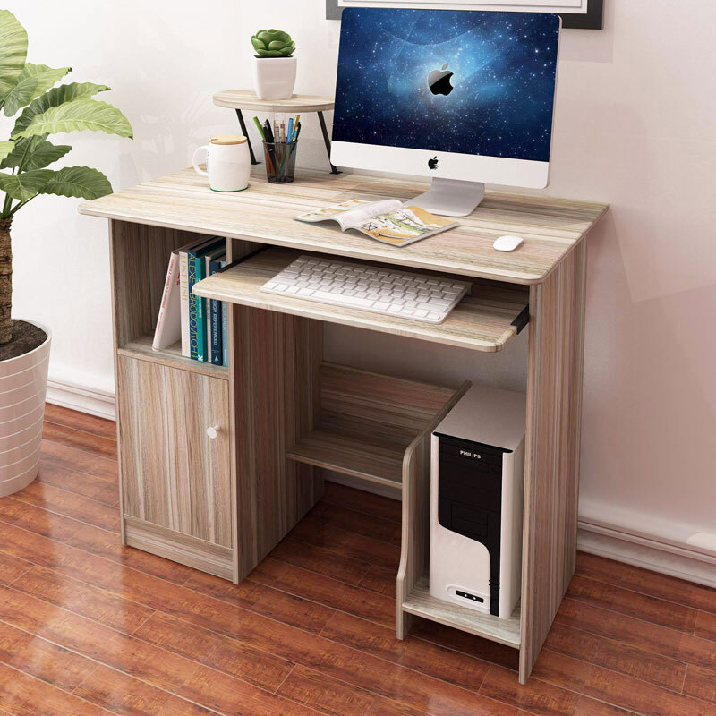 Harlowton Computer Desk Desktop Home Simple Modern Harlowton Computer Desk Desktop Home Simple Modern Bedroom Economy Table Single Ancient Oak