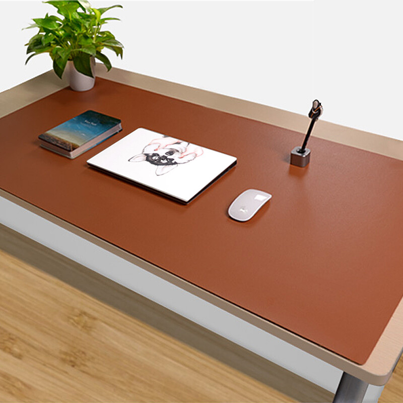 Cool Element Kuyuansu Mouse Pad Oversized Writing Computer Desk Cool Element Kuyuansu Mouse Pad Oversized Writing Computer Desk Mat Custom Leather Executive Desktop Waterproof Work Padding 120cmx60cm Brown