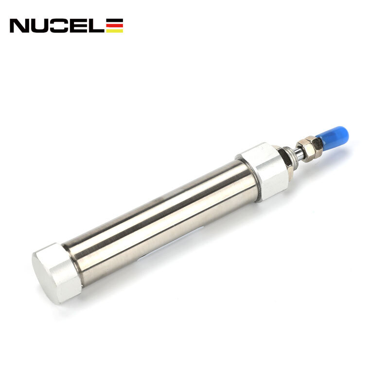 Nuoyi round small cylinder MA mini cylinder aluminum alloy small cylinder double-acting MA series cylinder MA25 100mm stroke