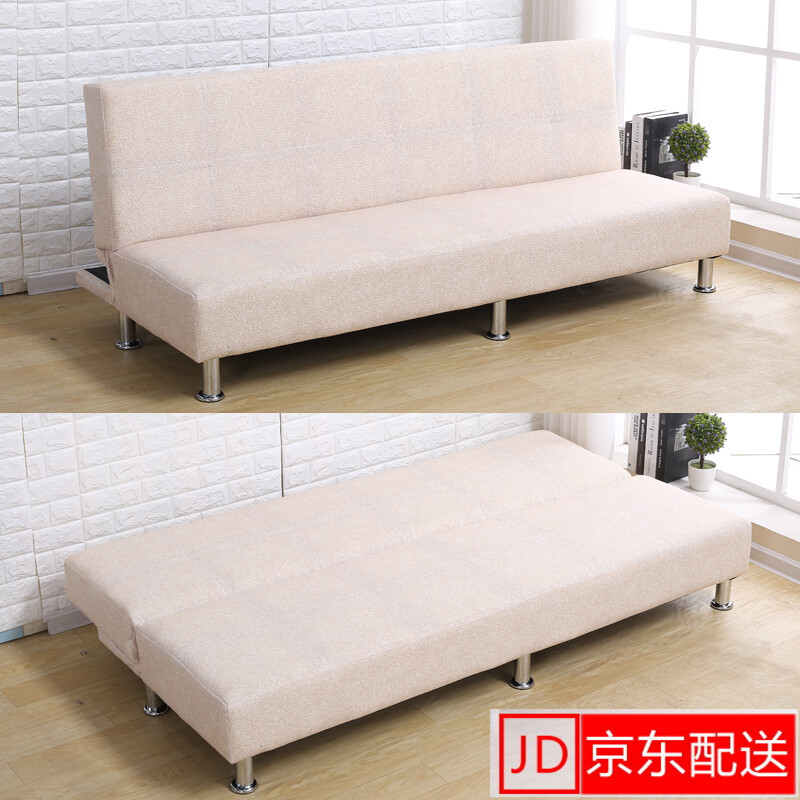 Xingqibao Sofa Bed Folding Tatami Multifunctional Dual Purpose Xingqibao Sofa Bed Folding Tatami Multifunctional Dual Purpose 04 Beige Flannel 120cm Long 96cm Wide