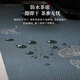 Qumo Chinese style tea mat table flag new Chinese Zen tea towel tablecloth high-end waterproof Chinese style small size tea tray mat Ginkgo leaf blue background 30*150cm
