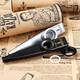 CLARKE original imported Kazoo Kazoo metal khaki niche musical instruments simple and easy to learn [painted style] black trumpet + good gift