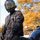 Duhan (DUHAN) motorcycle riding suit men's four-season anti-fall motorcycle suit off-road racing suit rider pants D-020 black top XL