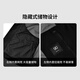 Chaqueta informal de concha suave para exteriores de 90 puntos, cortavientos cálido a prueba de viento para otoño e invierno, chaqueta de senderismo con capucha reflectante de calor para hombre, marrón claro L (175/96B/adecuado para 70-75kg)
