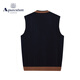 Aquascutum/Yage Lion Herbst und Winter Neue Wolle gemischt Männer warmer Pullover Q4867EI171 Dunkelblau 39 m