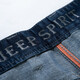 Jeep Spirit Jeep Denim Shorts Hombres Mid-Wists Mid-Pants Mid-Pants Mid-Pants Pantalones de cultivo informales Summer NUEVO Producto 753 Blue oscuro 34