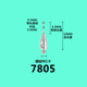 Zeiss Drei-Koordinate Stylus Renishaw Stylus Zeiss dreidimensionaler Sonde Hex Nr. 8 3882 Ruby 2.0*L20*M2
