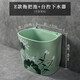 Xiangming Retro Art Mop Pool Outdoor Courtyard Mop Pool Home Bathroom Balcony Mop Pool Mop Tank Mop Basin Water Painted Green Lotus Mop Pool + Water