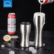 LOCK&LOCK craft beer cup large capacity stainless steel cup high-end outdoor camping household water cup anti-fall draft beer cup beverage cup 400ML