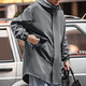 Maden Workwear American retro M51 Hooded Parka Fishtail Windback Medium-length Coat Loose Jacket Men's Spring Blue Gray L
