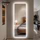 Joico Swiss Brand Ganzkörper-Dressing-Spiegel Wandmontierter intelligenter, rettungsloser Lampenmessspiegel Home Schlafzimmer Einfacher Wandhängespiegel 65*170 cm (Senden Lampenschirm) Touch Switch