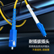 Nokoxin fiber optic jumper telecommunications grade single-mode single-core fiber optic jumper SC-SC engineering room optical terminal transceiver suitable for pigtails Single-mode single-core SC-LC 0.5 meters