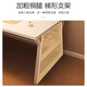 Humanity Chengjia Solid Wood Computer Desk Desktop Bedroom Office Desk Bookshelf Integrated Multi-layer Table E-Sports Game Learning Writing Desk Milk White 120*60cm Upgraded Thickened Solid Wood Ecological Board Single Table