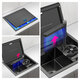 
Nasi Invisible Sink Bar Washing Basin Concealed Flip Cover Middle Island Table High Pressure Cup Washing Coffee Shop West Kitchen Small Sink 4839 Sink + Drain + Cup Washing Coffee