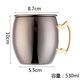 Gong Shengyao Hammer Dot Copper Cup Moscow Mule Cup Moscowmule Stainless Steel Cocktail Metal Wine Glass Bar Cup Rose Gold Hammer Dot Cup 530ml