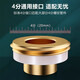 A beautiful brass core replaces the raw material-free sealing gasket four-point quick installation anti-leakage faucet angle valve sealing ring accessories 3 pack free raw material belt gasket