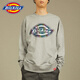 
Dickies sweatshirt men and women couples Dikushi 2024 new hooded autumn and winter couples cotton plus velvet top student trendy brand Asphalt black-12596 [2023 new product/color radium S