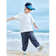 Zuoxi Boys Jeans Pantalons minces d'été 2025 New Children's Mosquito-Repellent Pantalon Dark Jeans 150