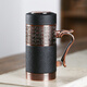 Hantang Yixing Clay Purple Inner Inner Aislamiento Aislamiento Atención de salud Hombres y mujeres Baifu Copa de té de alta gama para padres y regalo de edad avanzada Aleación de zinc personalizada Red Red Baifu Direct Cup Direct Cup