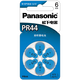 Batería de audífonos Panasonic PR41/PR44/PR48/PR70 BOTTA BATERÍA 1.4V Siemens PR44 (A675) 6 Píldoras una tarjeta