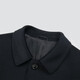 
Ding Tong Wool Coat Men's Long Over-Knee Woolen Jacket Middle-aged and Elderly Men's Business Casual Single Breast Slim Men's Clothing Navy Blue 170
