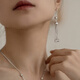 Lukfook Jewelry Platinum 950 watermelon beads tassel platinum drop earrings, price L19TBPE0021 10.46 grams (including labor cost 1077 yuan)