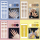 奈妮娜 NAIL NINA【条装】长芭蕾欧美亮面指甲贴片假指甲成品24片穿戴美甲工具甲片 TZ长芭蕾-692黑